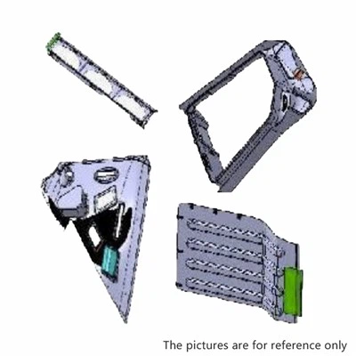 Компоненти на тавана и интериора на авиолиния на авиолиния
